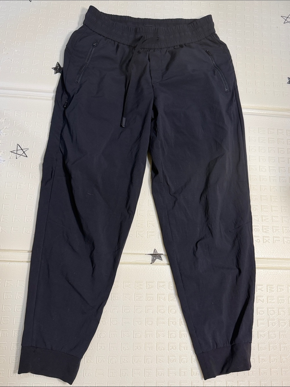 Athleta Black Jogger Pants - Lightweight Elastic Waist xs women